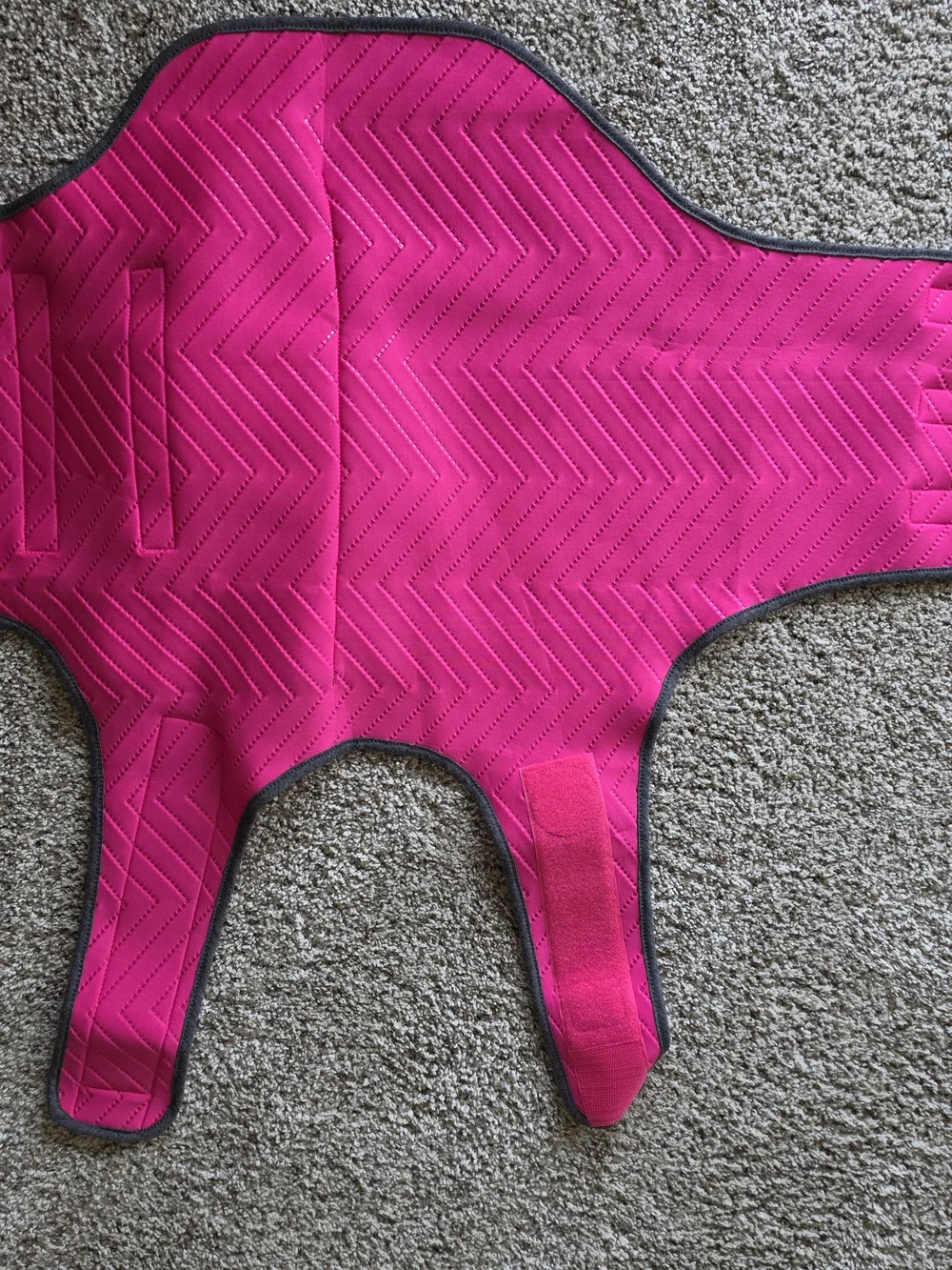 Thundershirt Bright Pink Kids Calming Vest with Gray Trim